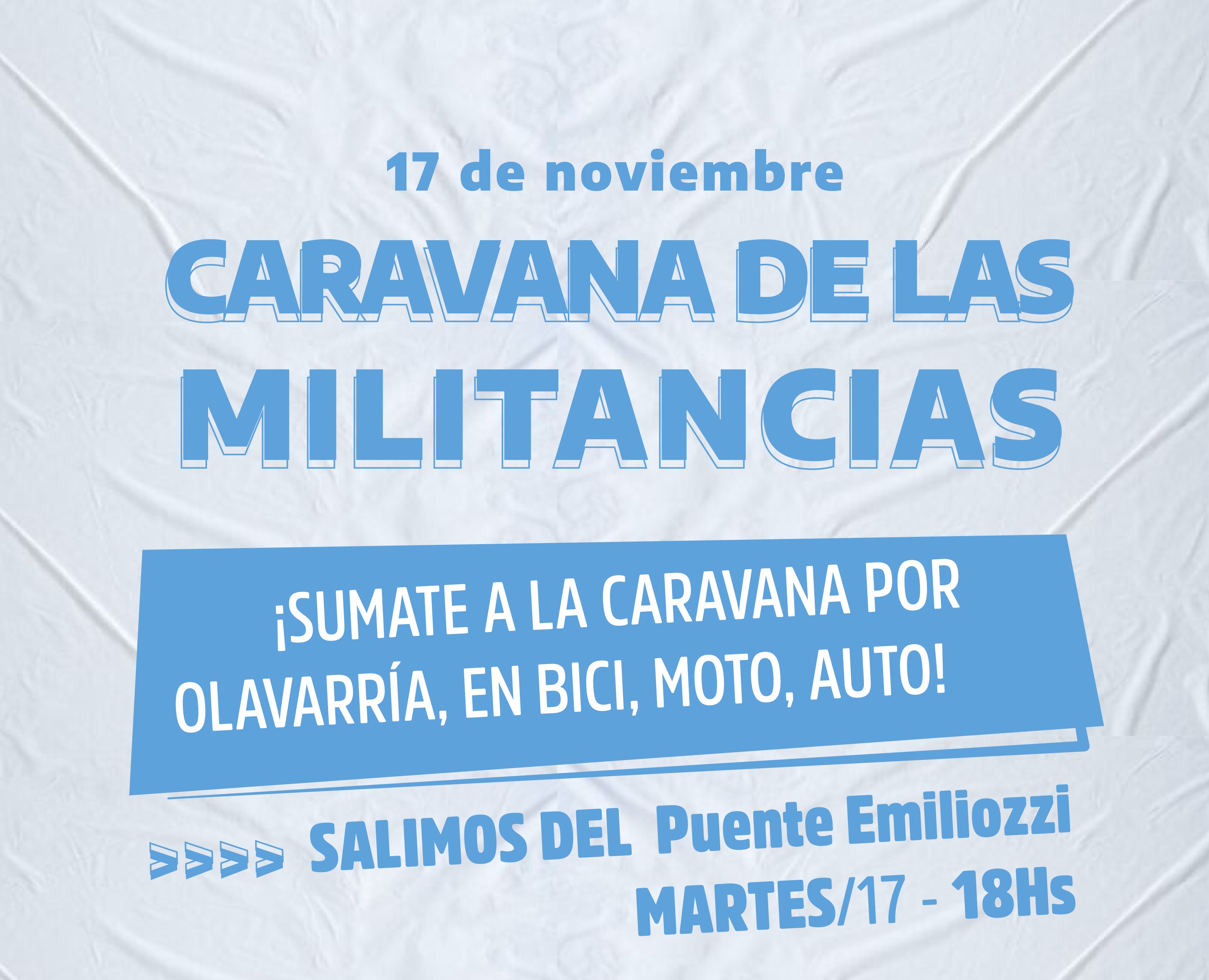 Convocan a la Caravana de las Militancias Canal Verte